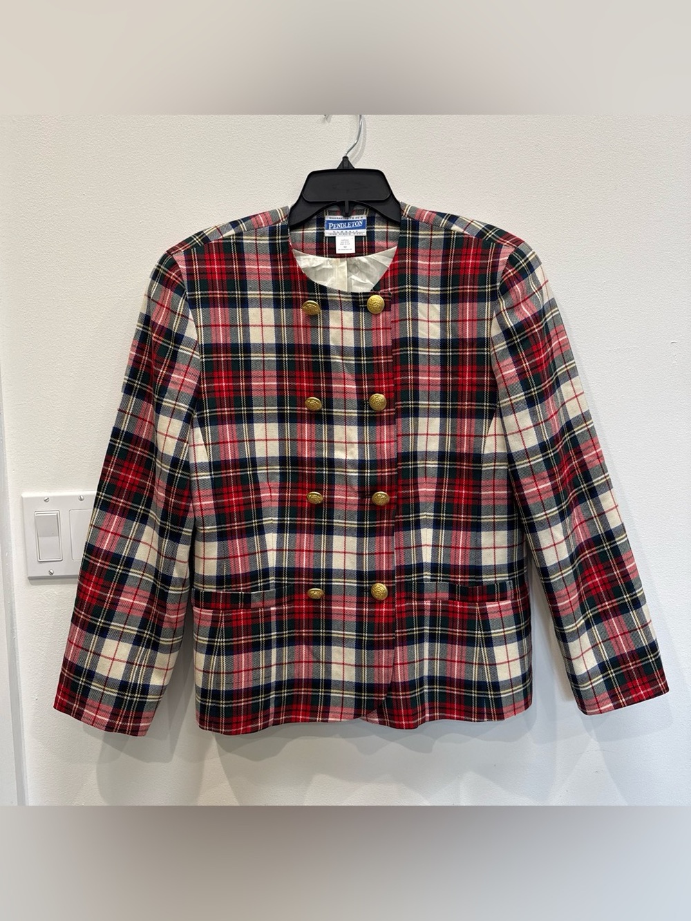 Vintage Pendleton Double-Breasted Wool Jacket